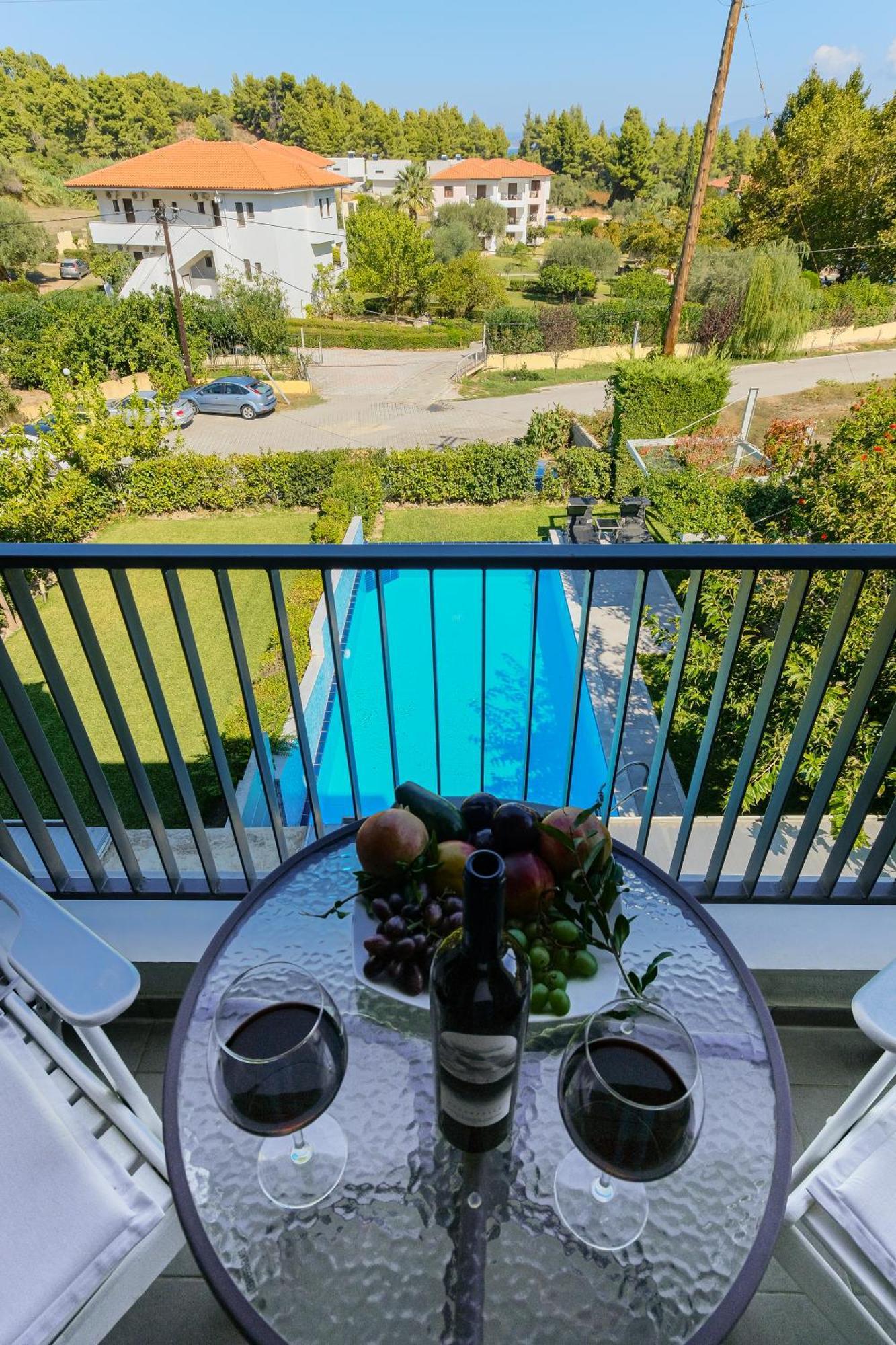 Deluxe Chrousso Pool Villa Paliouri Eksteriør billede