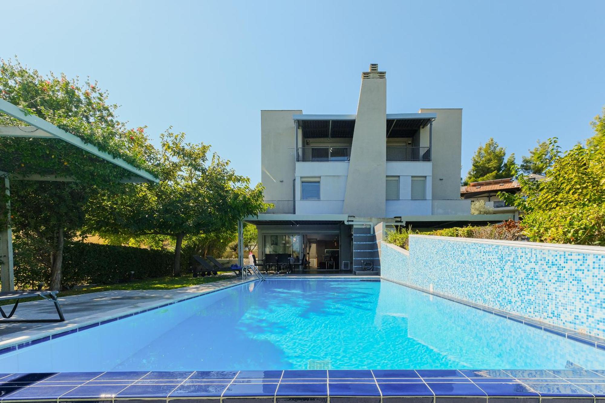 Deluxe Chrousso Pool Villa Paliouri Eksteriør billede