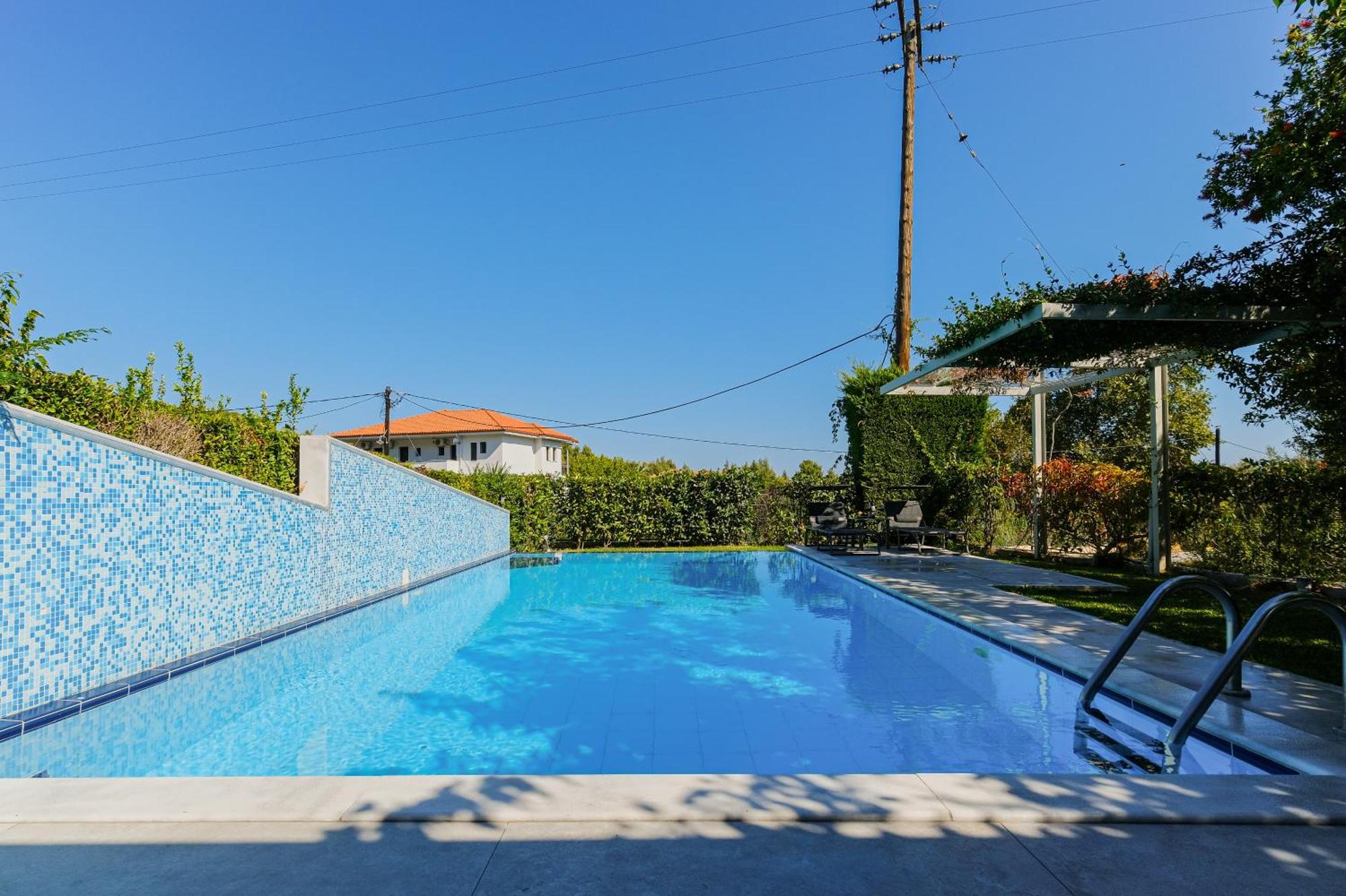 Deluxe Chrousso Pool Villa Paliouri Eksteriør billede