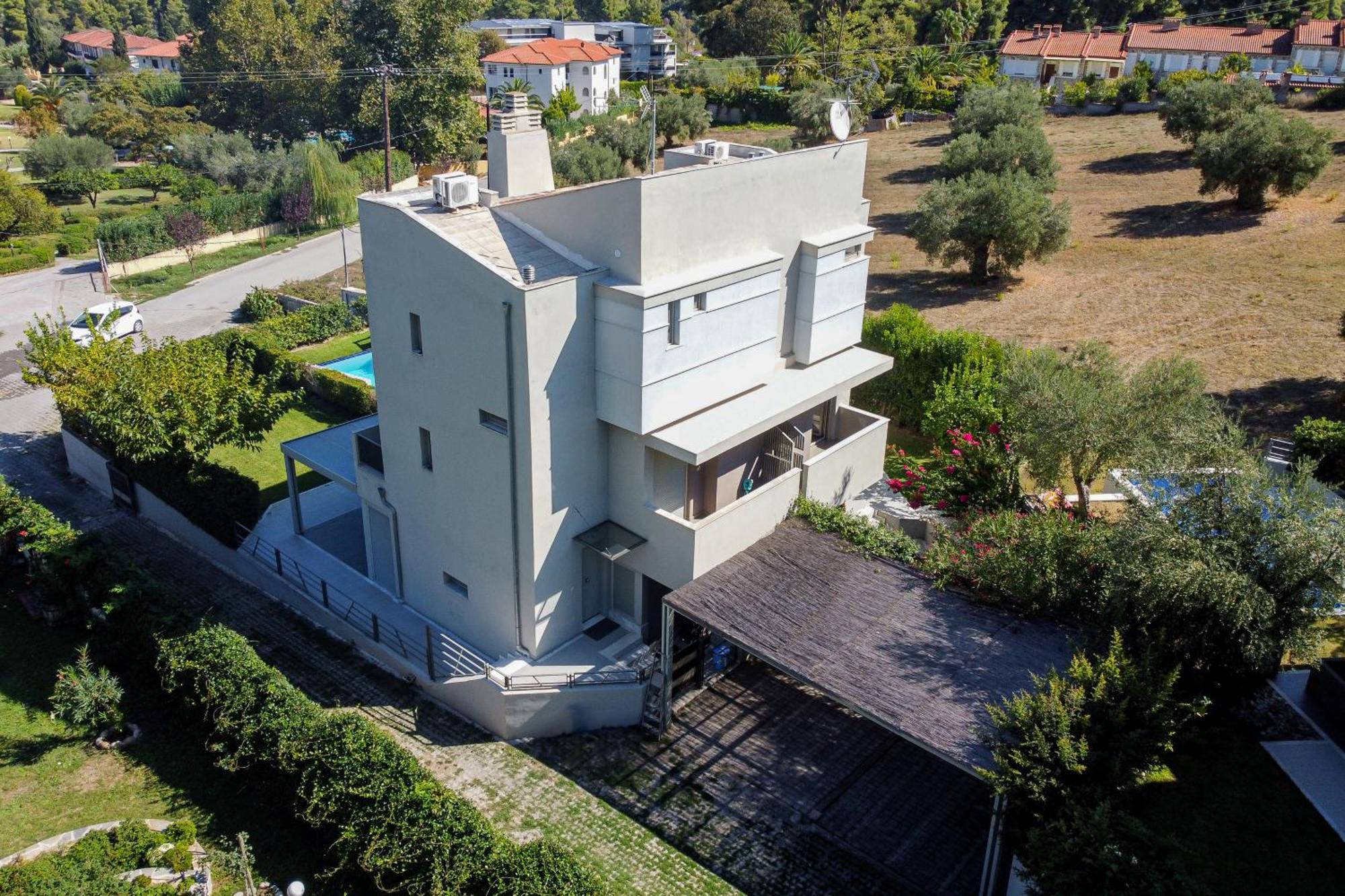 Deluxe Chrousso Pool Villa Paliouri Eksteriør billede