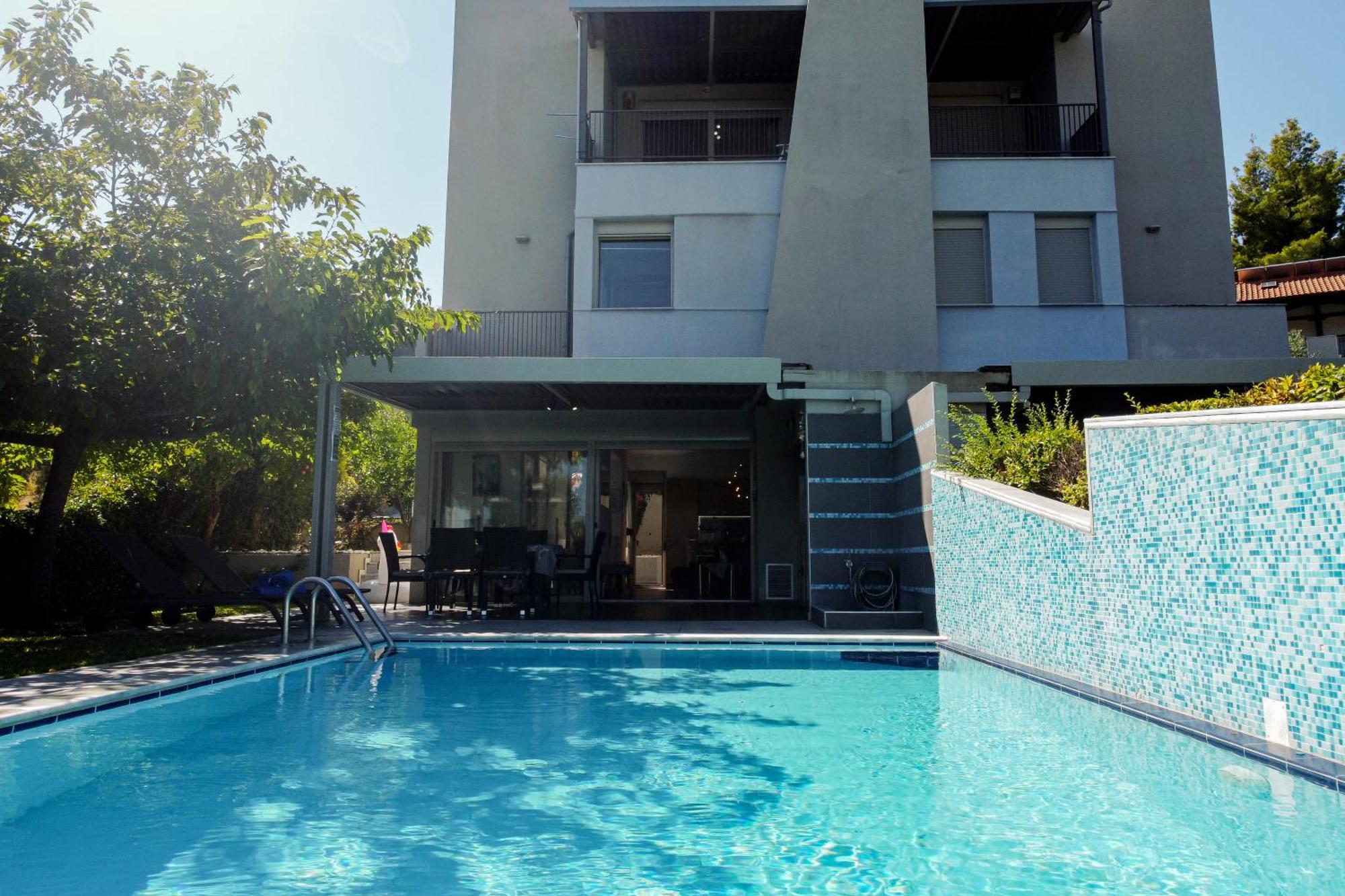 Deluxe Chrousso Pool Villa Paliouri Eksteriør billede