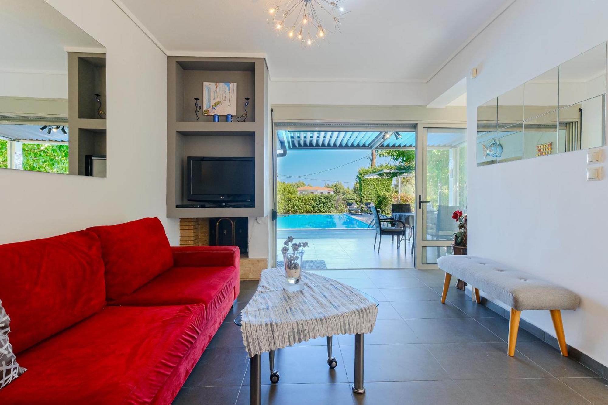 Deluxe Chrousso Pool Villa Paliouri Eksteriør billede